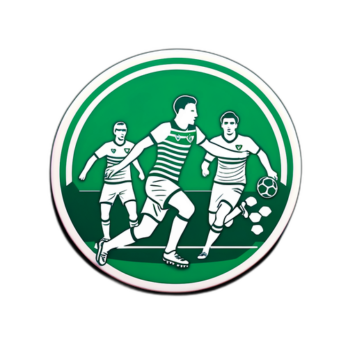 Visualisierung eines Fußballspiels zwischen Rapid Wien und einem Gegner