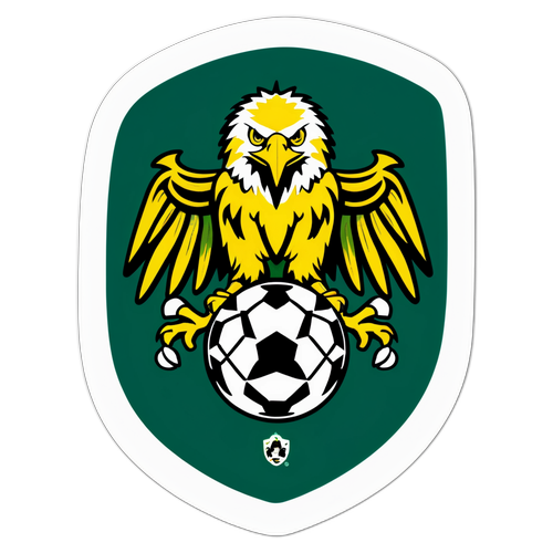 עיצוב מדבקה של נשר אייאקס ולוגו פורתונה סיטארד