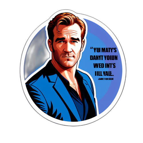 Sticker James Van Der Beek
