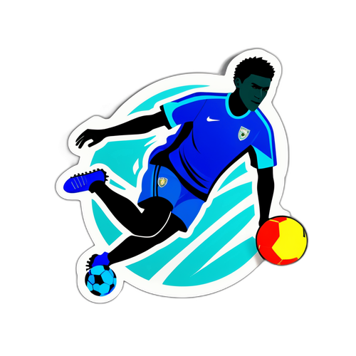 Jugador de Fútbol: Entrenamiento y Celebración