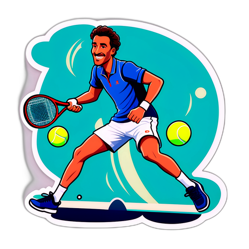 Adesivo Sportivo di Luciano Darderi