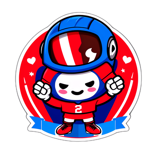 สติ๊กเกอร์ทีมฟุตบอลที่แสดงความรักต่อนักฟุตบอลในคืนนี้