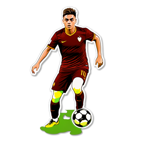 Dybala in Azione: La Magia del Calcio Roma in un'Immagine Straordinaria!