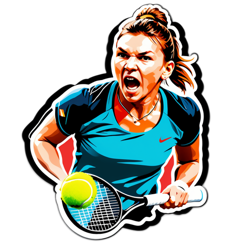 Simona Halep: Arta Care Îmbină Spectacolul Tenisului cu Strălucirea Hong Kong-ului!