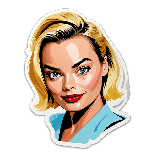 Adesivo Chic di Margot Robbie