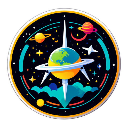 Cosmic Connection Sticker