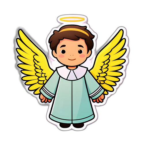 Minimalistikong Sticker ng Anjo Pertierra