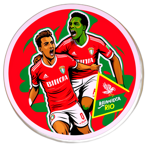 Sticker cu momentul din meciul Benfica - Rio Ave