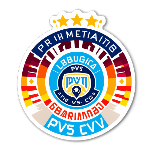 Stickerontwerp van PSV