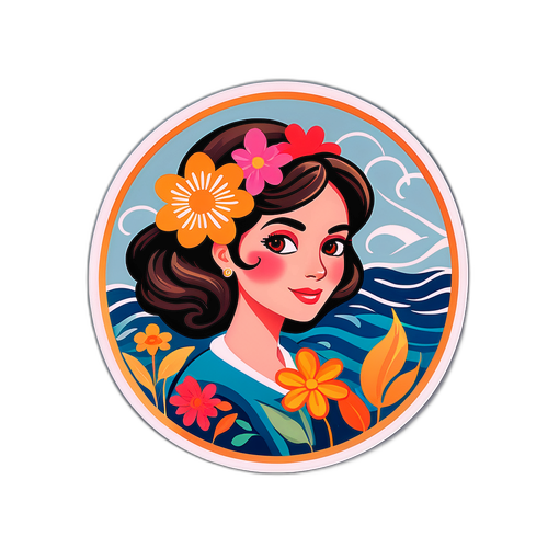 En fredlig och elegant sticker av Barbro Osher