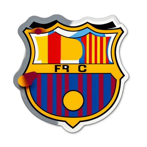 Barcelona Jersey Emoji Sticker