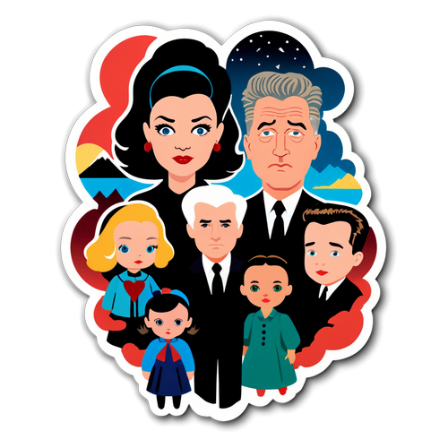 Illustration inspirée des films de David Lynch