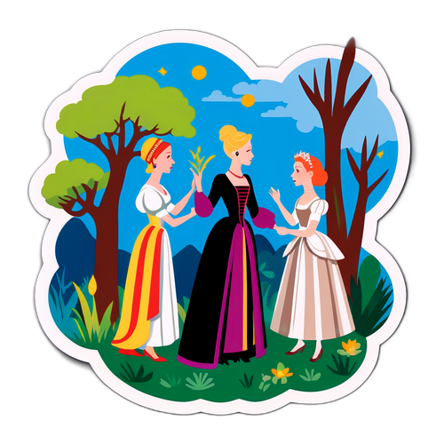 Scène Naturelle avec Acteurs de Théâtre