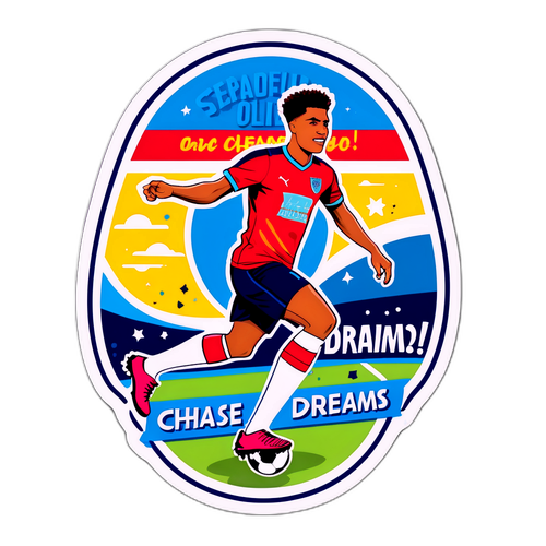 Futbol Sahası Stickerı: Ollie Watkins ile Harekette 'Hayallerini Kovala'