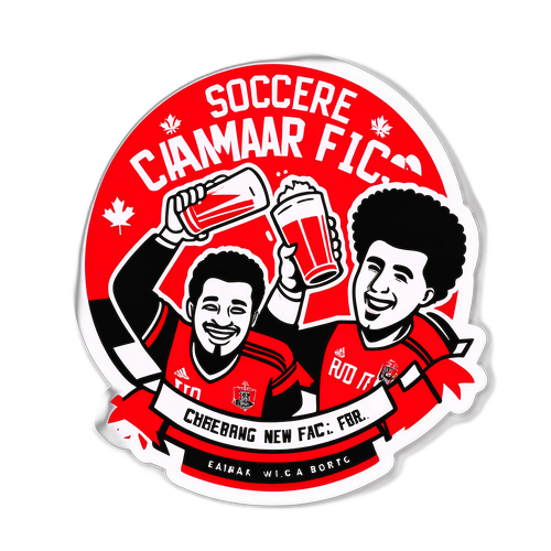 Penggemar Sepak Bola New York RB dan Toronto FC Bersulang