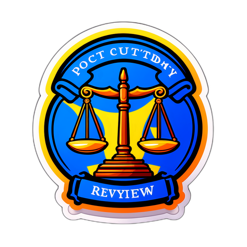 보호구속 심사의 법적 중요성을 강조하는 스티커