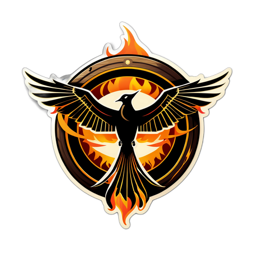 Autocollant du Mockingjay de Hunger Games