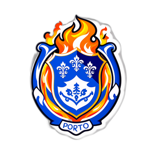 Sticker ya Emblemu ya Porto FC