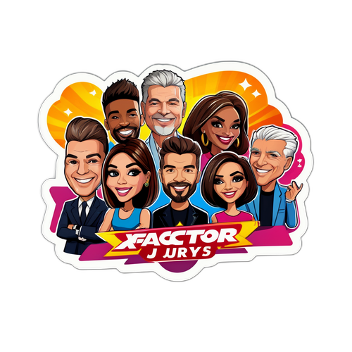 X Faktor 2025 zsűrije - Karikatúrák