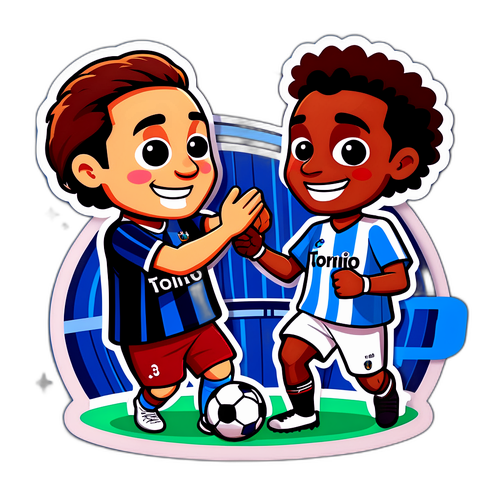 Speelse ontwerp van de Inter – Torino duel