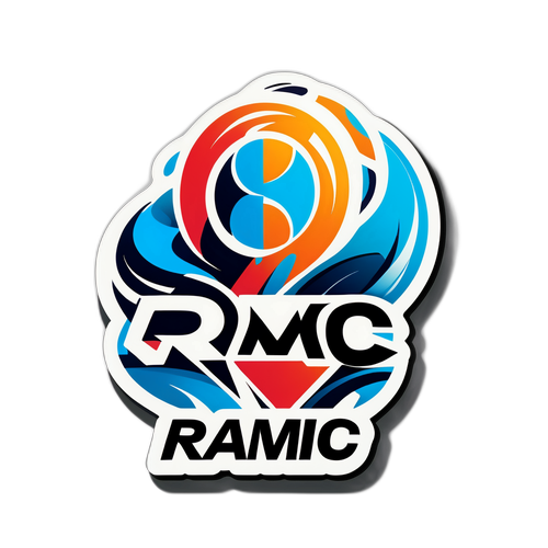Logo abstrait pour RMC Sport