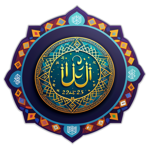 Stiker Dekoratif Kalender Hijri 2025