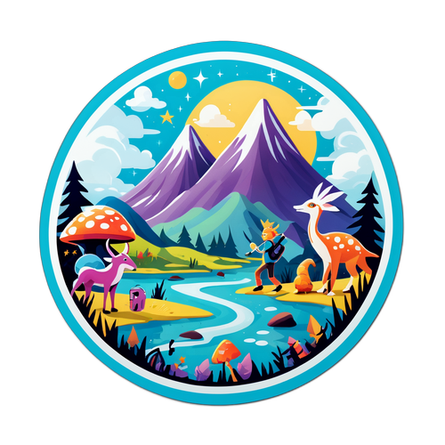 Διασκεδαστική Αυτοκόλλητη Ετικέτα για 'wayward'