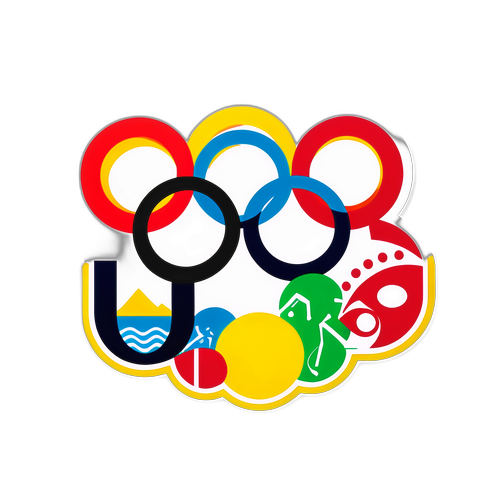 Autocollant des Jeux Olympiques de 2026