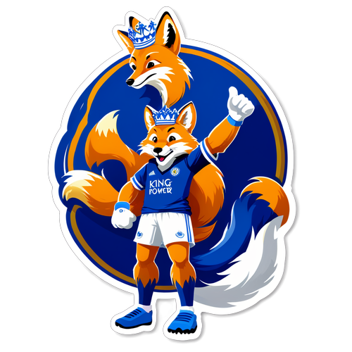 Masuk Ke Dalam Keriangan: Sambutan Hebat Fox Maskot Leicester City di Stadium King Power!