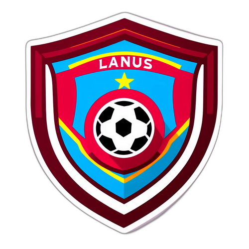 Escudo Colorido del Lanús
