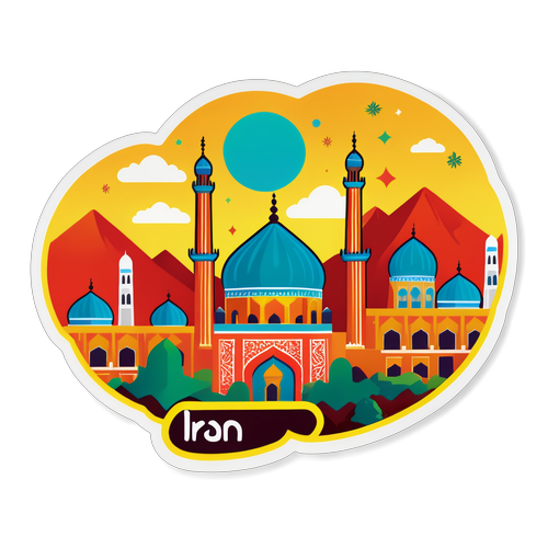 Ontdek de Verbazingwekkende Schoonheid van Iran: Een Sticker die de Perzische Cultuur tot Leven Brengt!