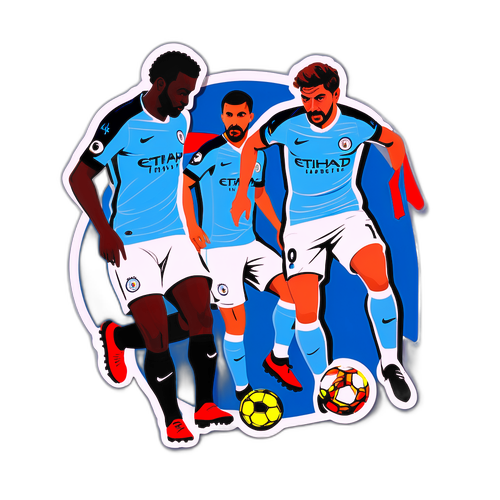 Stika inayoonyesha ghasia ya mechi ya Man City dhidi ya Napoli