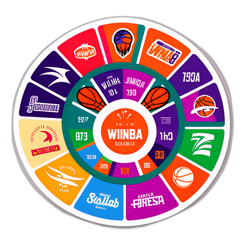 WNBA Iskedyul Sticker