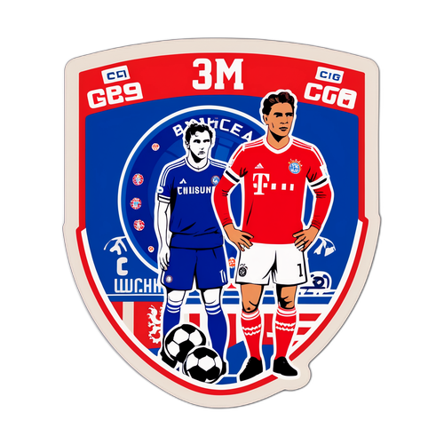 מדבקה של באיירן מינכן וצ'לסי