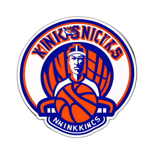 Matibay na Sticker ng Knicks Logo