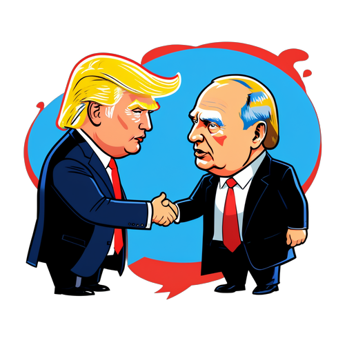 Результаты разговора Путина и Трампа в виде комикса