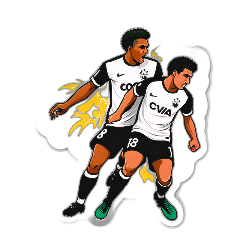 Momen Intens Sepak Bola: Corinthians vs Bragantino