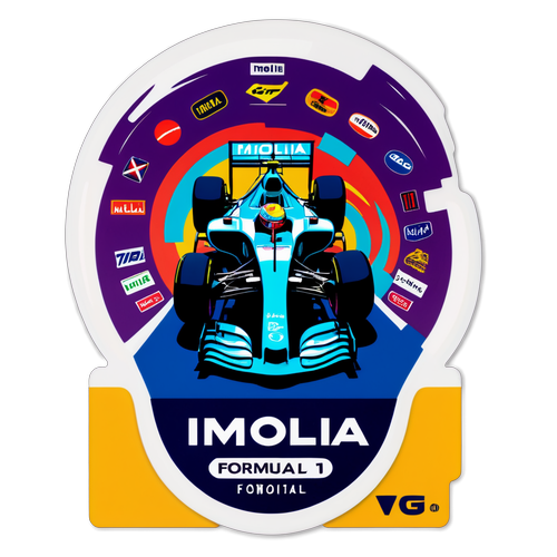 Sticker Icónico del Circuito de Imola