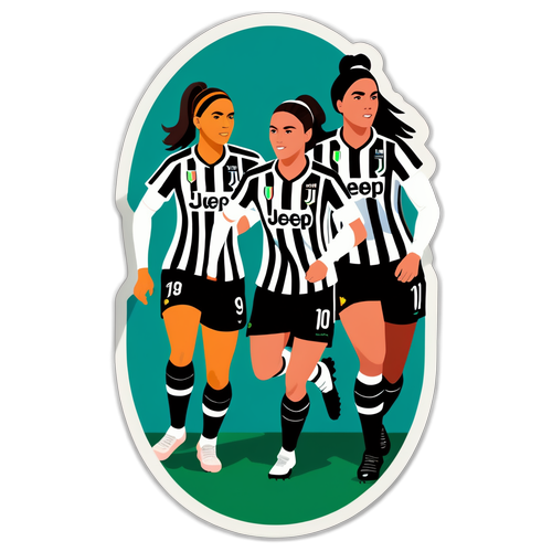 Sticker Celebrativo Juventus Women vs Inter