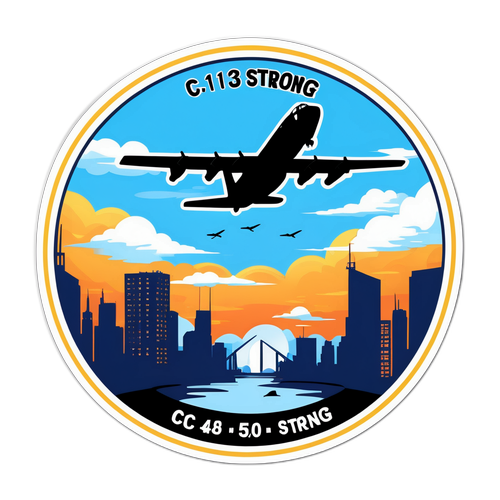 C-130 Strong Sticker