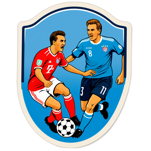 Stiker Nostalgia Bayern vs Slovan Bratislava