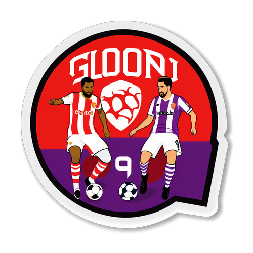 Sticker de Girona vs Valladolid