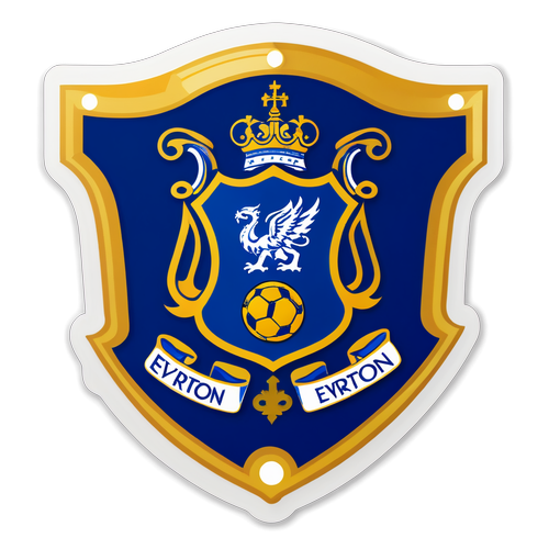 Everton Emblem Klistermärke