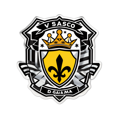 Adesivo emocionante do Botafogo vs. Vasco da Gama