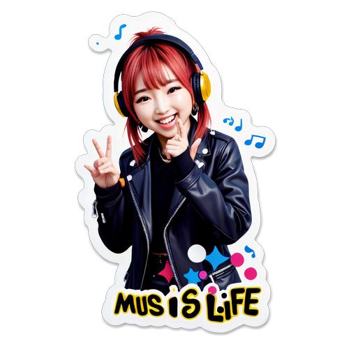 Sticker của Hòa Minzy - Âm nhạc là cuộc sống