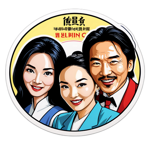 经典时刻怀旧贴纸