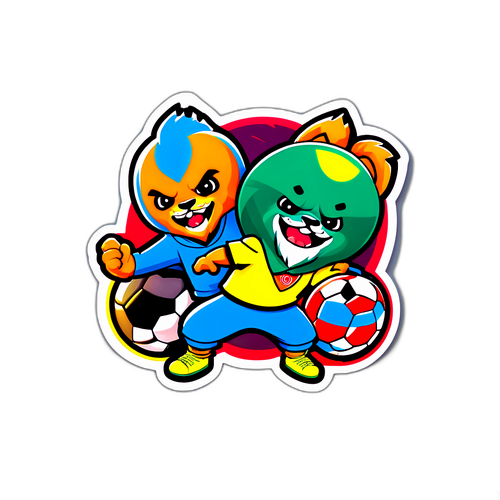 Fortaleza - Santos Takımı Sticker