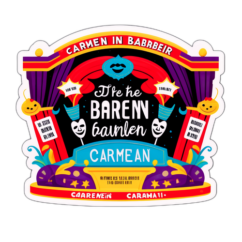 Sticker de homenaje a Carmen Barbieri