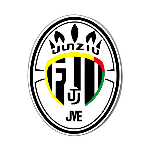 Thiết kế nhãn dán cho đội bóng Juventus