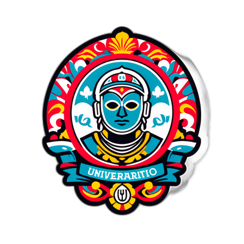 Diseño Colorido de Cultura Peruana con Logo Universitario